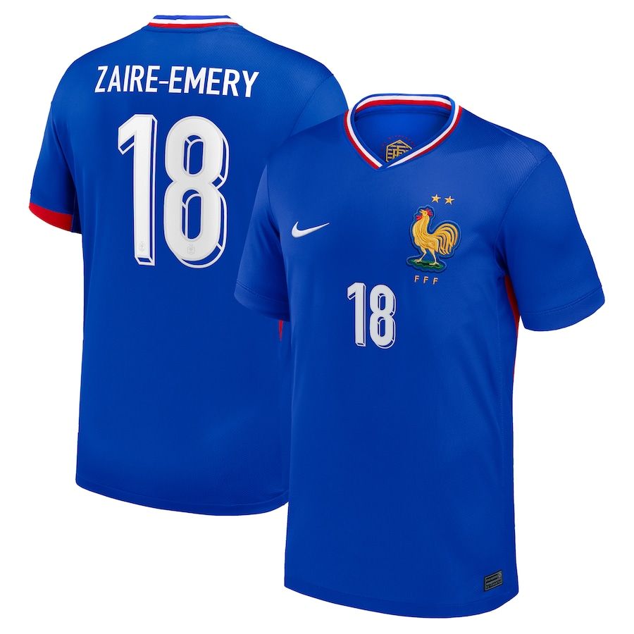 2024 France Zaire-Emery 18 Home Jersey