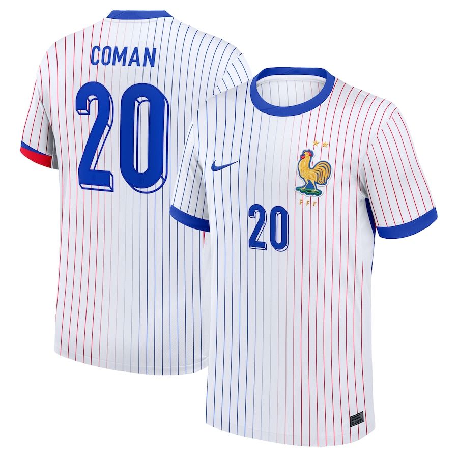 2024 France Coman 20 Away Jersey