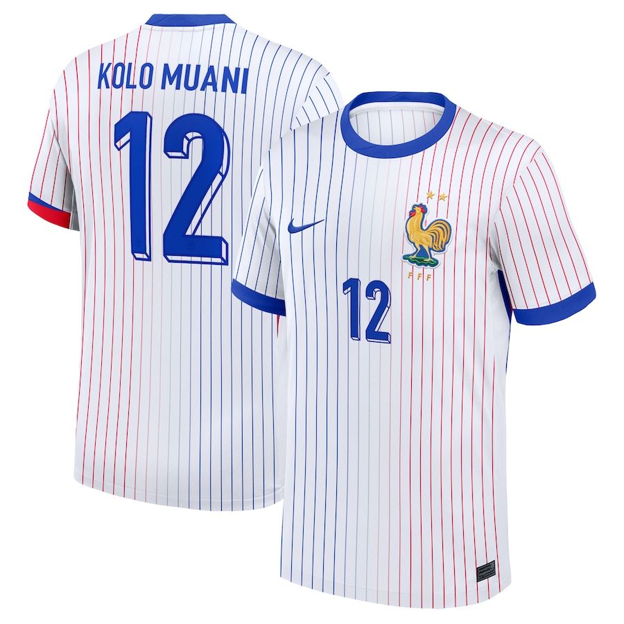 2024 France Kolo Muani 12 Away Jersey