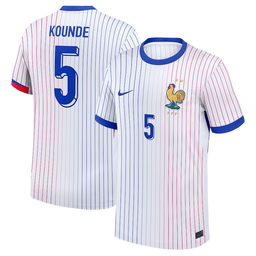 2024 France Kounde 5 Away Jersey