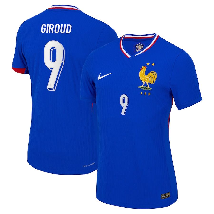 2024 France Giroud 9 Home Jersey (Player Version)