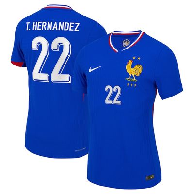 2024 France T. Hernandez 22 Home Jersey (Player Version)