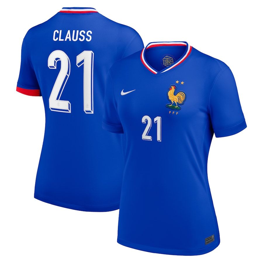 2024 France Clauss 21 Home Women Jersey