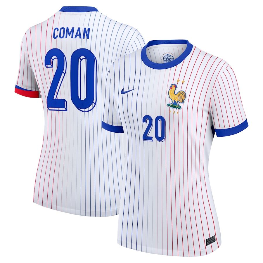 2024 France Coman 20 Away Women Jersey