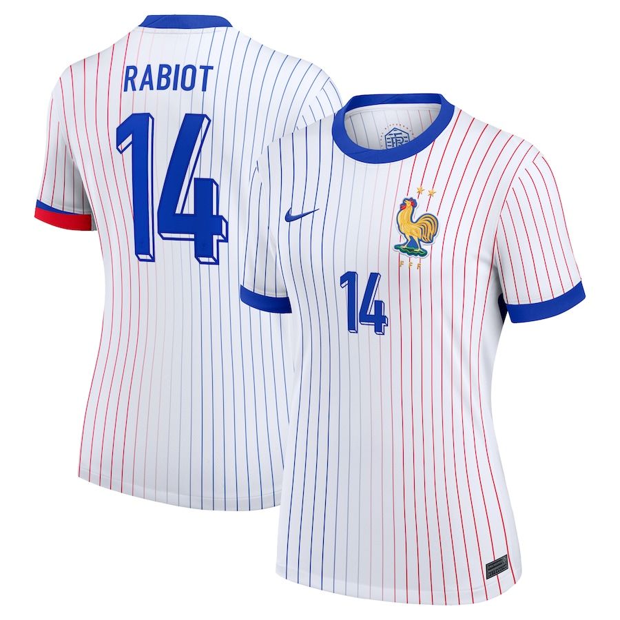 2024 France Rabiot 14 Away Women Jersey