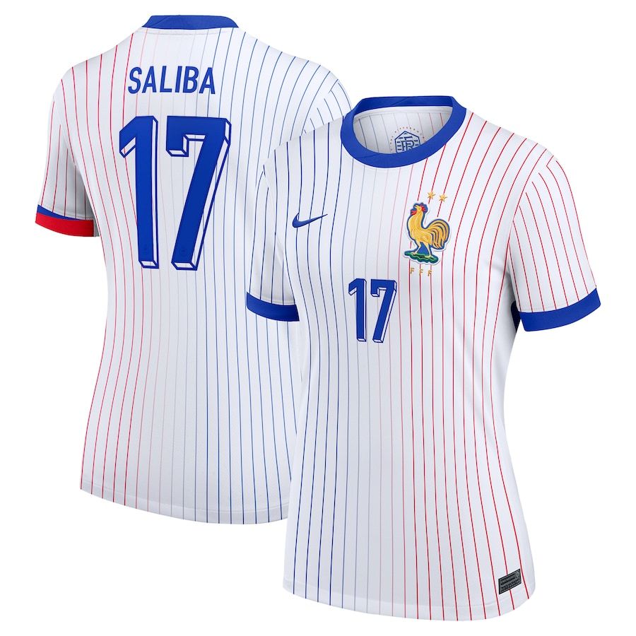 2024 France Saliba 17 Away Women Jersey