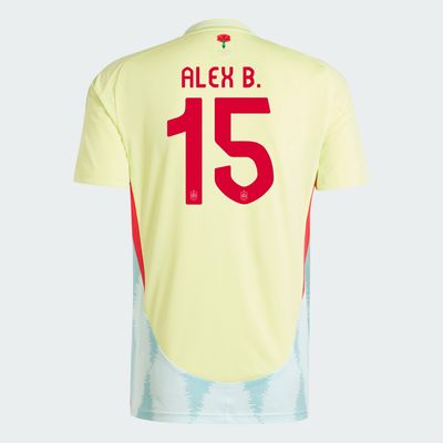 2024 Spain ALEX B. 15 Away Jersey