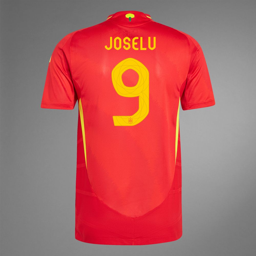 2024 Spain JOSELU 9 Home Jersey (Player Version)