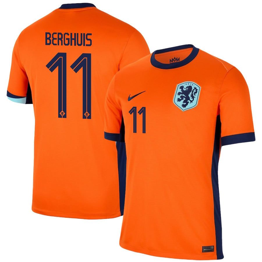 2024 Netherlands Berghuis 11 Home Jersey