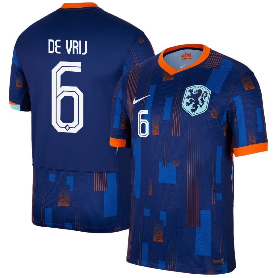 2024 Netherlands de Vrij 6 Away Jersey