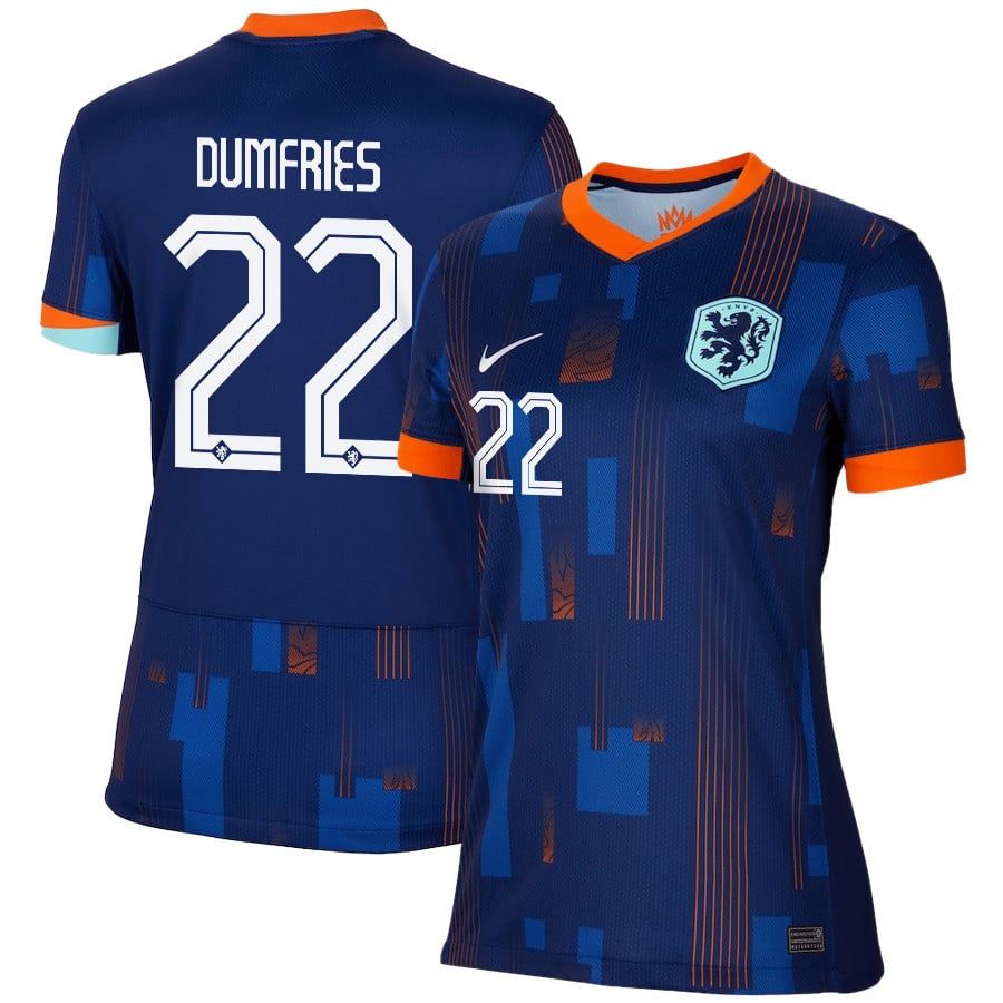 2024 Netherlands Dumfries 22 Away Women Jersey