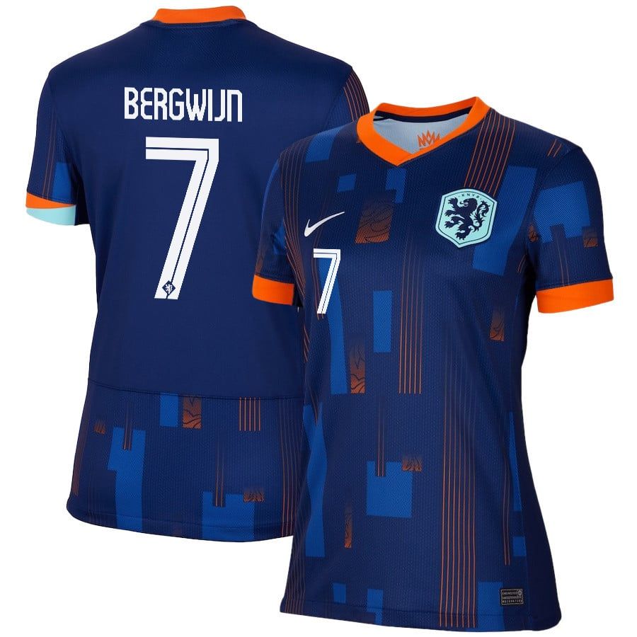 2024 Netherlands Bergwijn 7 Away Women Jersey