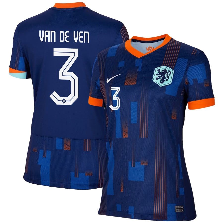 2024 Netherlands van de Ven 3 Away Women Jersey