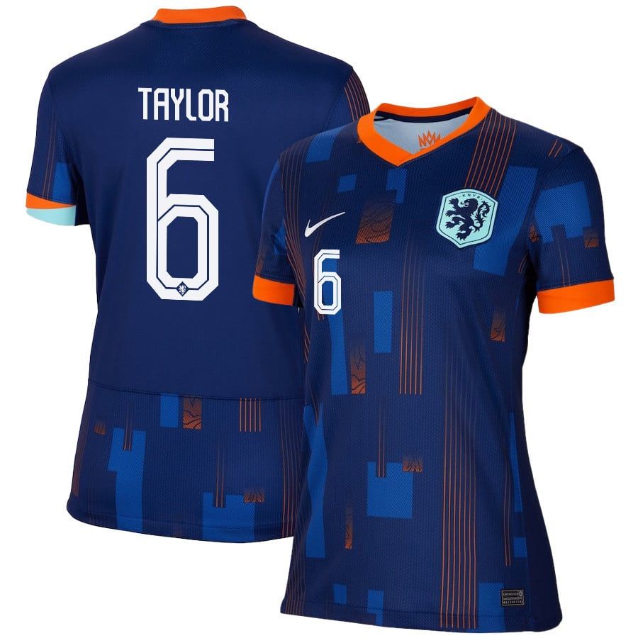 2024 Netherlands Taylor 6 Away Women Jersey