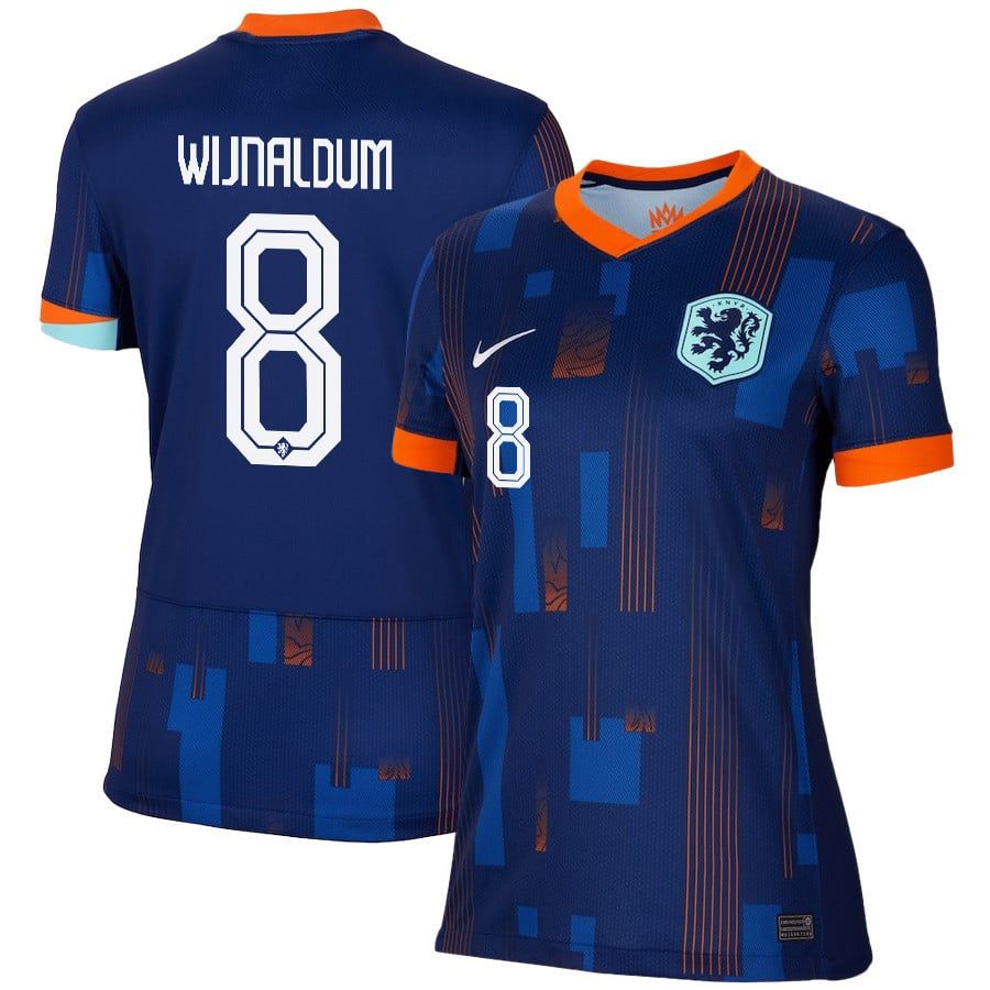 2024 Netherlands Wijnaldum 8 Away Women Jersey