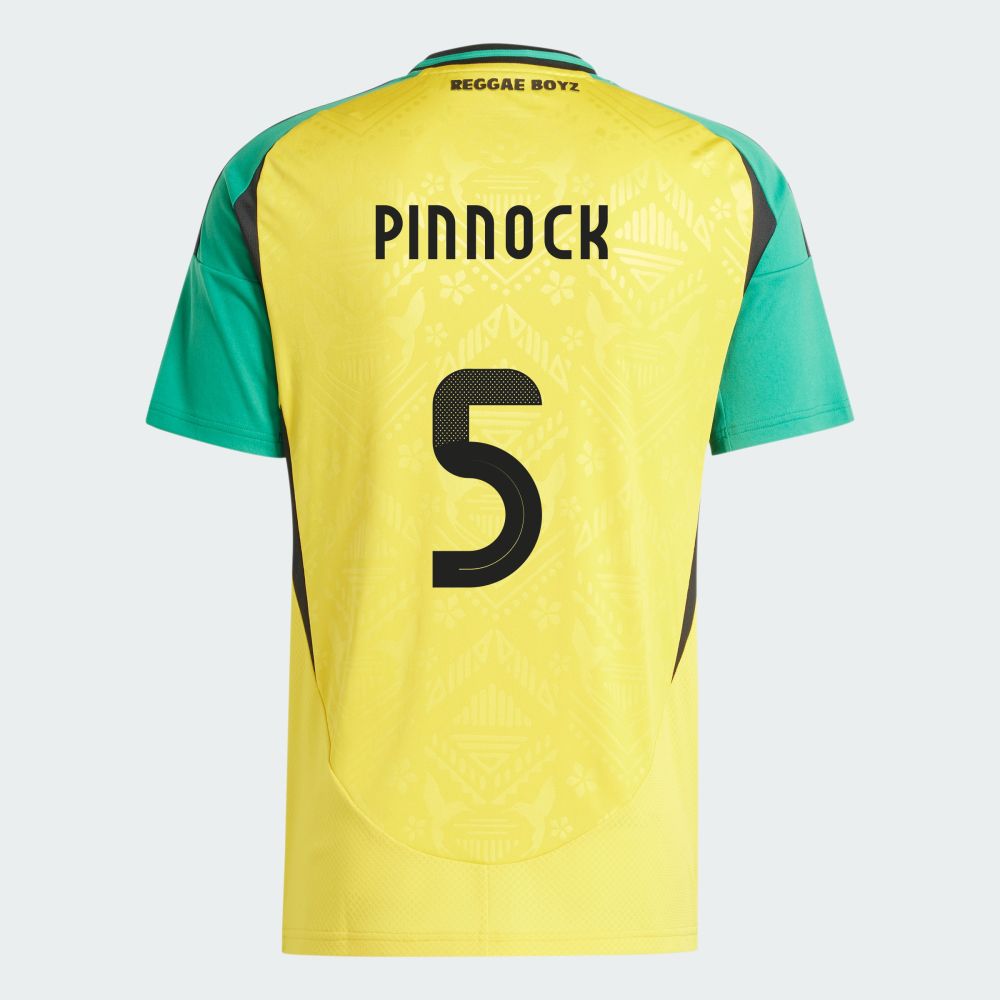 Jamaica Home Ethan Pinnock #14 Soccer Jersey 2024