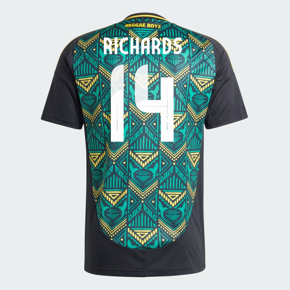 Jamaica Home Dujuan Richards #14 Soccer Jersey 2024