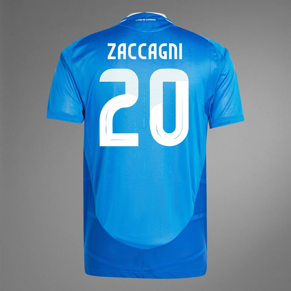 2024 Italy ZACCAGNI 20 Home Jersey (Player Version)