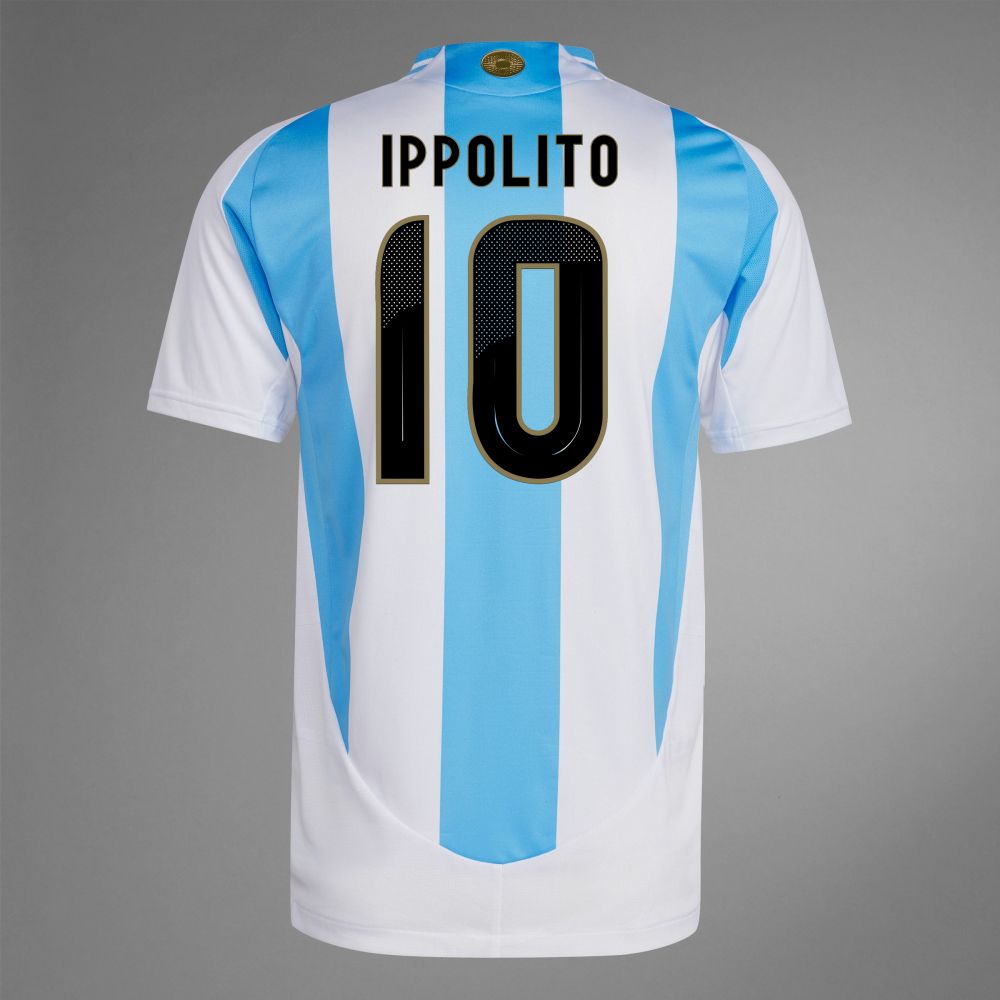 2024 Argentina IPPOLITO 10 Home Jersey (Player Version)