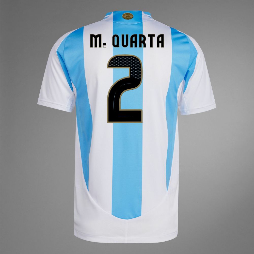 2024 Argentina M. QUARTA 2 Home Jersey (Player Version)