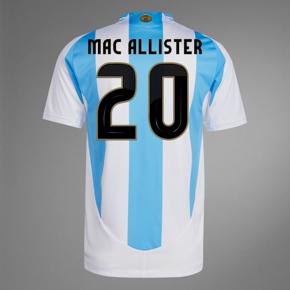2024 Argentina MAC ALLISTER 20 Home Jersey (Player Version)