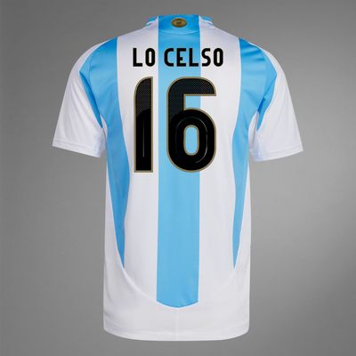 2024 Argentina LO CELSO 16 Home Jersey (Player Version)