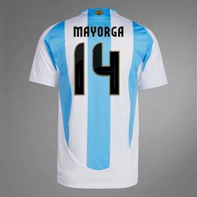 2024 Argentina MAYORGA 14 Home Jersey (Player Version)