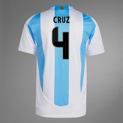 2024 Argentina CRUZ 4 Home Jersey (Player Version)
