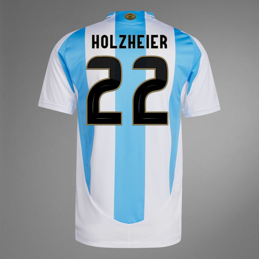 2024 Argentina HOLZHEIER 22 Home Jersey (Player Version)