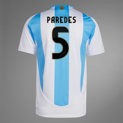 2024 Argentina PAREDES 5 Home Jersey (Player Version)