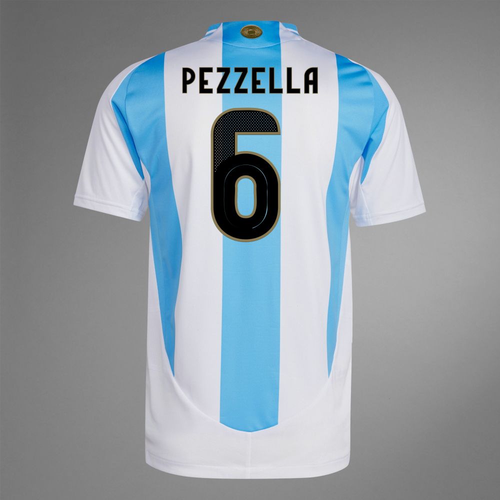 2024 Argentina PEZZELLA 6 Home Jersey (Player Version)