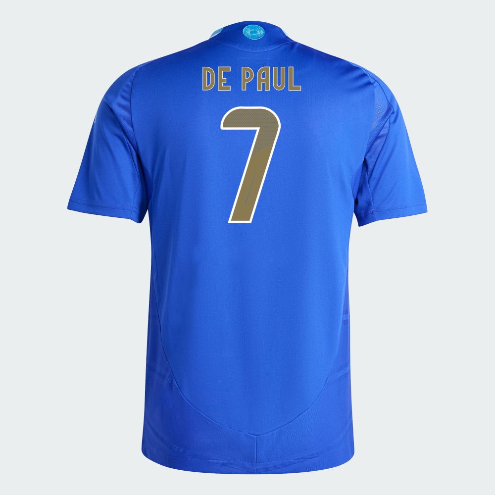 2024 Argentina DE PAUL 7 Away Jersey (Player Version)