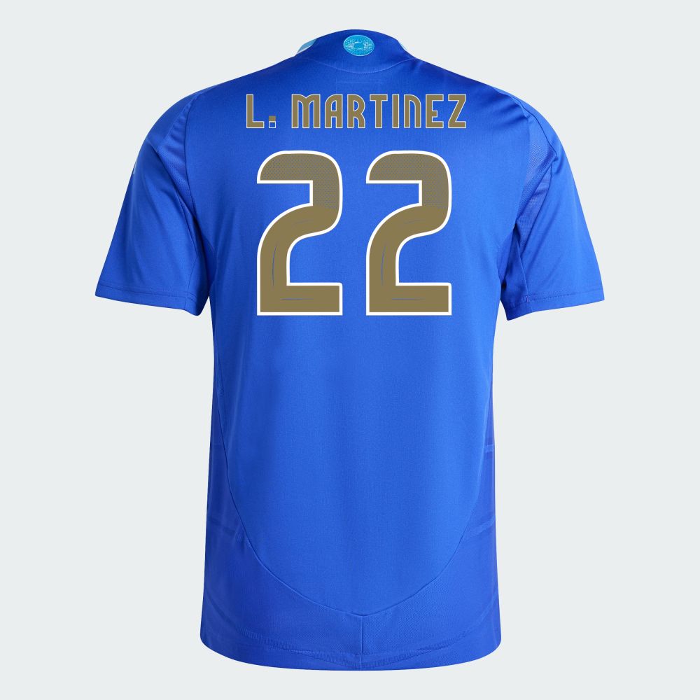 2024 Argentina L. MARTINEZ 22 Away Jersey (Player Version)