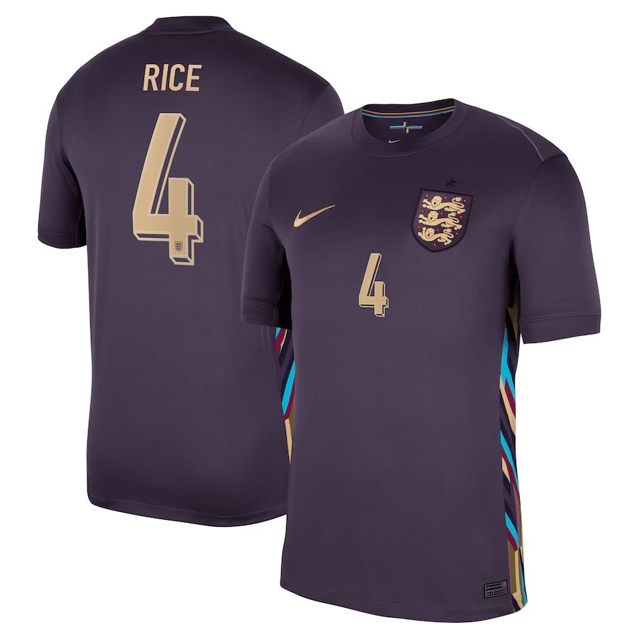 2024 England Rice 4 Away Jersey