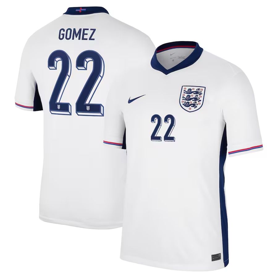 2024 England Gomez 22 Home Jersey