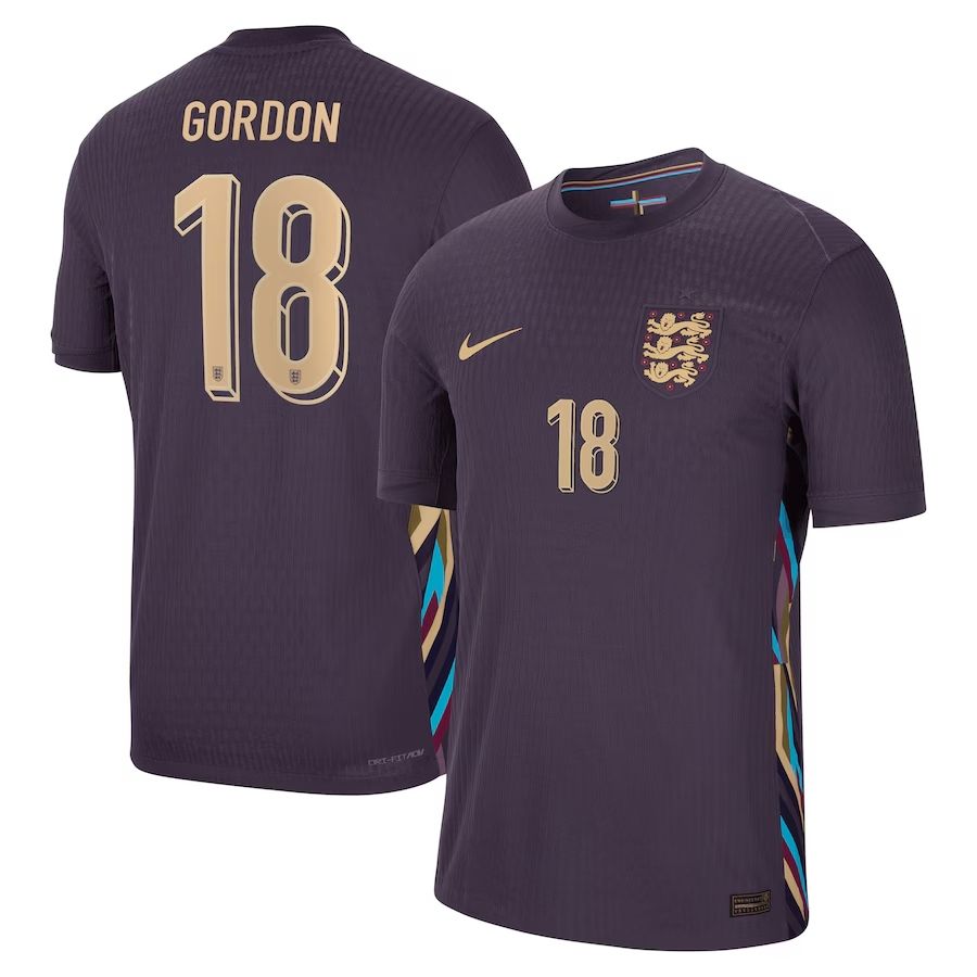 2024 England Gordon 18 Away Jersey (Player Version)