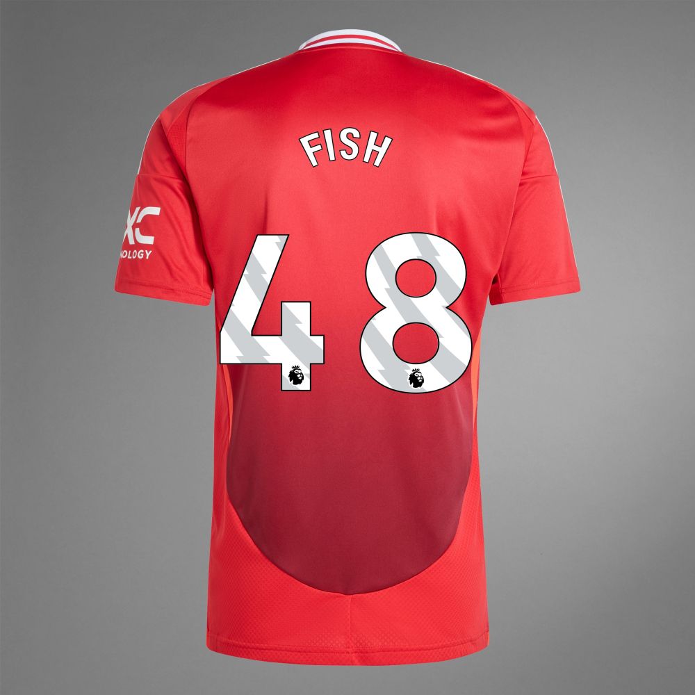 24-25 Manchester United FISH 48 Home Jersey