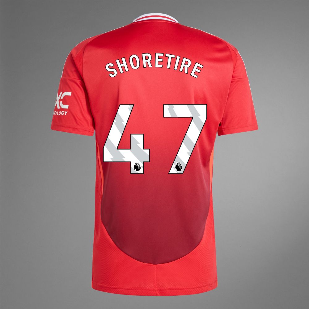 24-25 Manchester United SHORETIRE 47 Home Jersey