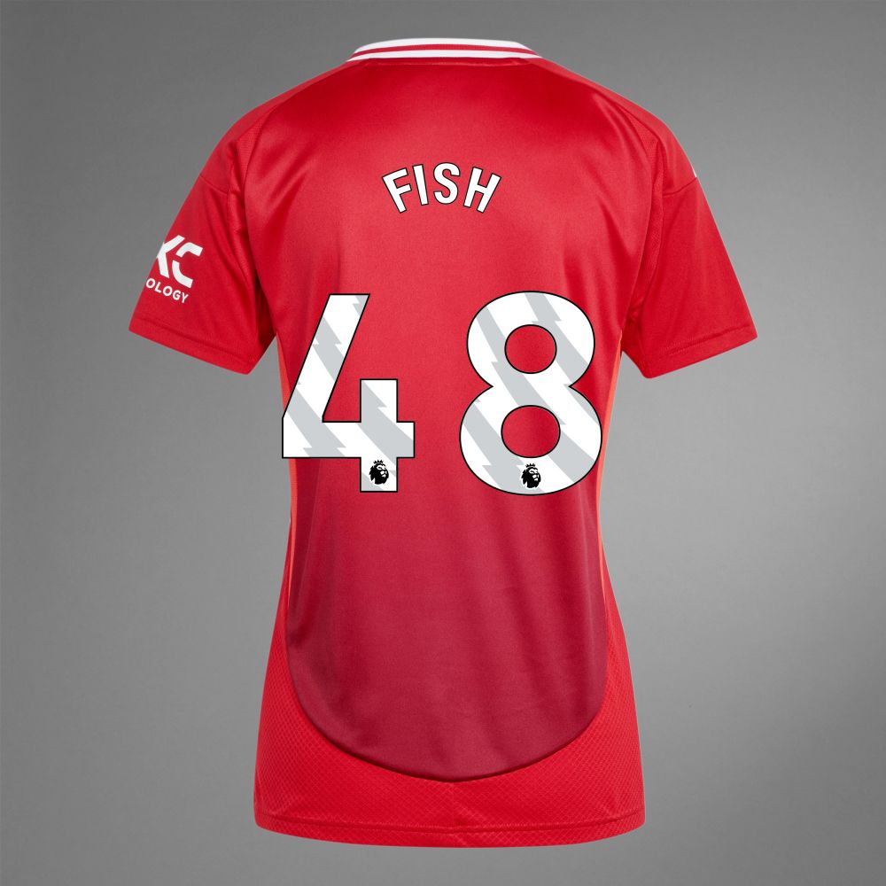 24-25 Manchester United FISH 48 Home Jersey
