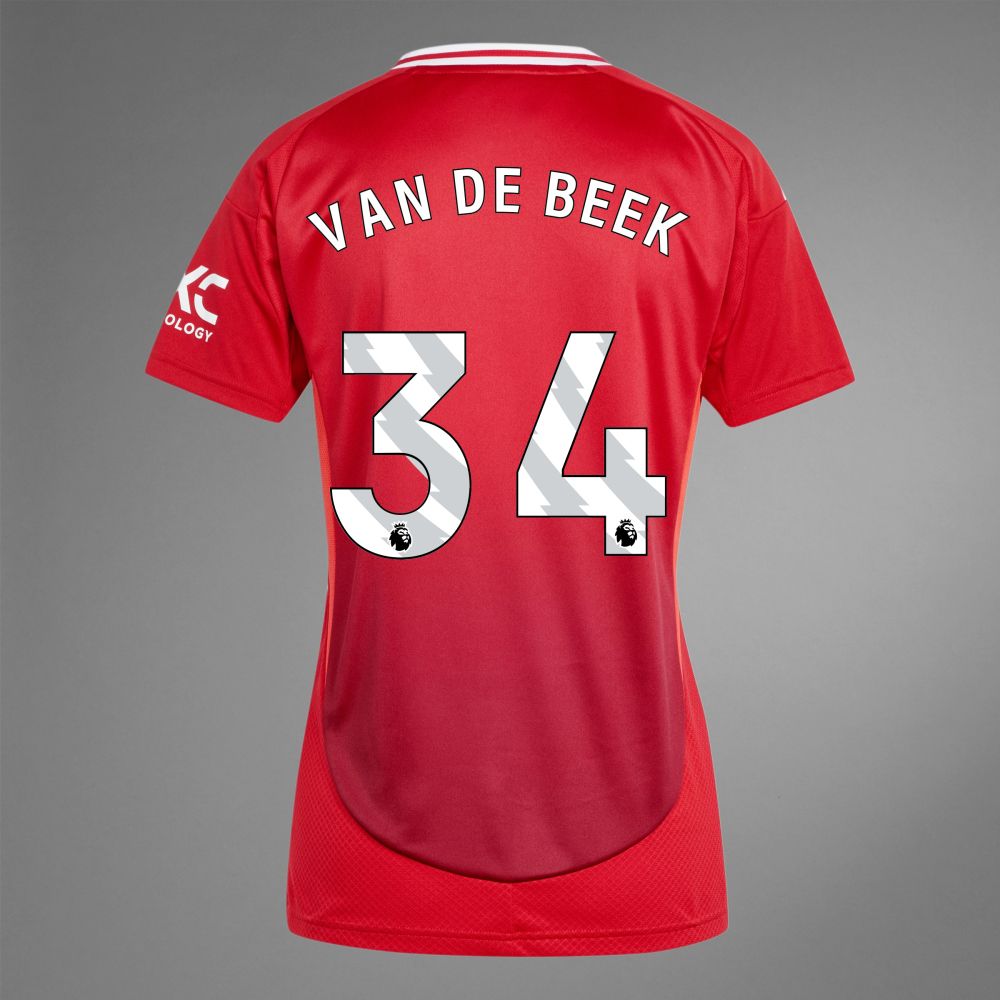 24-25 Manchester United VAN DE BEEK 34 Home Jersey