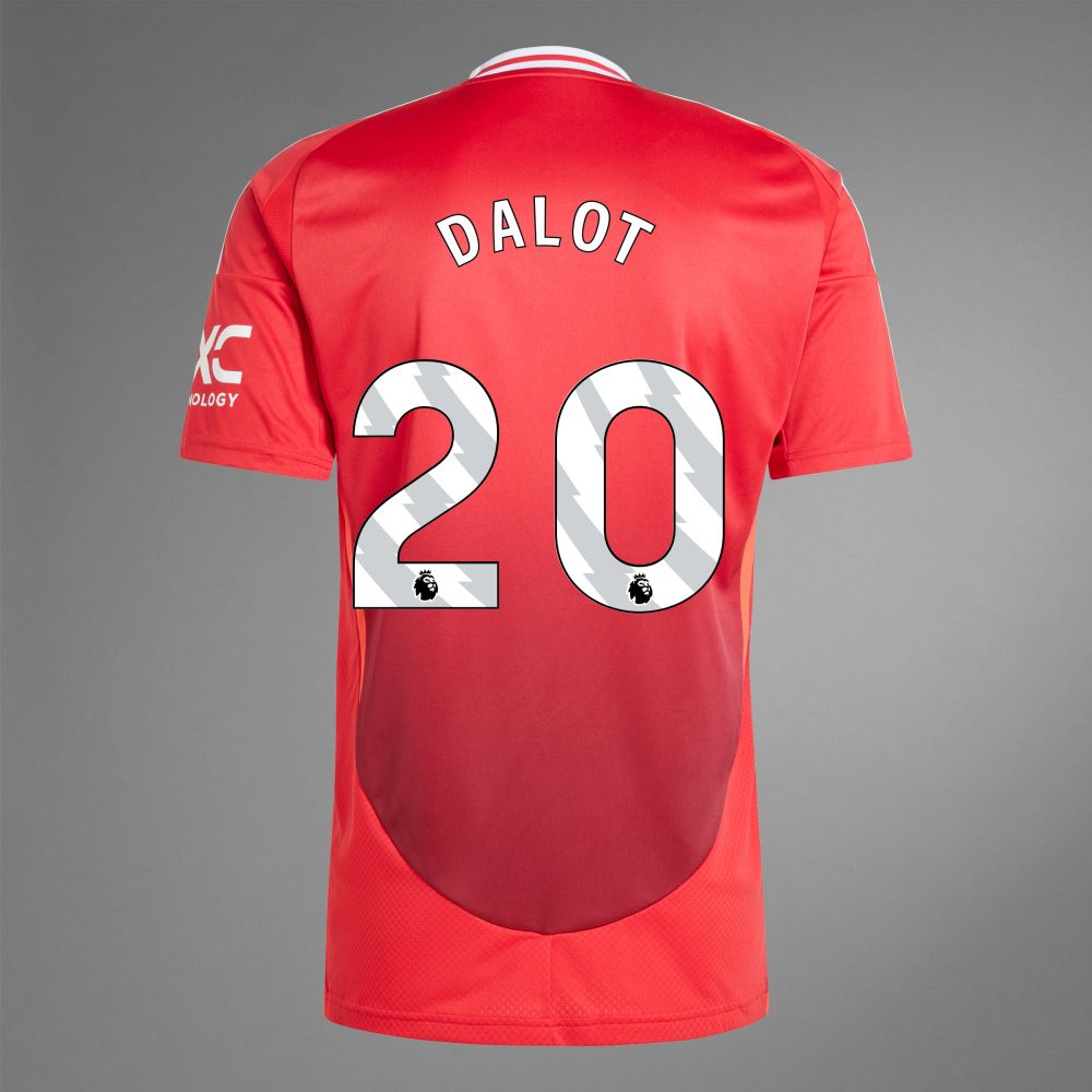24-25 Manchester United DALOT 20 Home Jersey (Player Version)