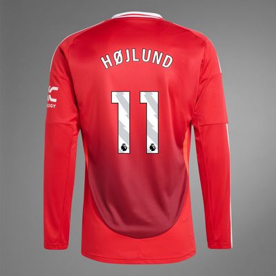 24-25 Manchester United HØJLUND 11 Home Long Sleeve Jersey