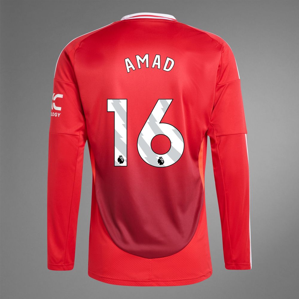 24-25 Manchester United AMAD 16 Home Long Sleeve Jersey