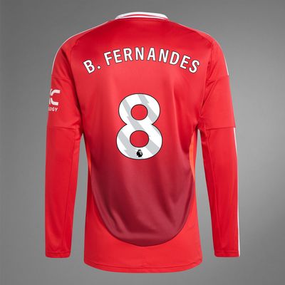 24-25 Manchester United B. FERNANDES 8 Home Long Sleeve Jersey
