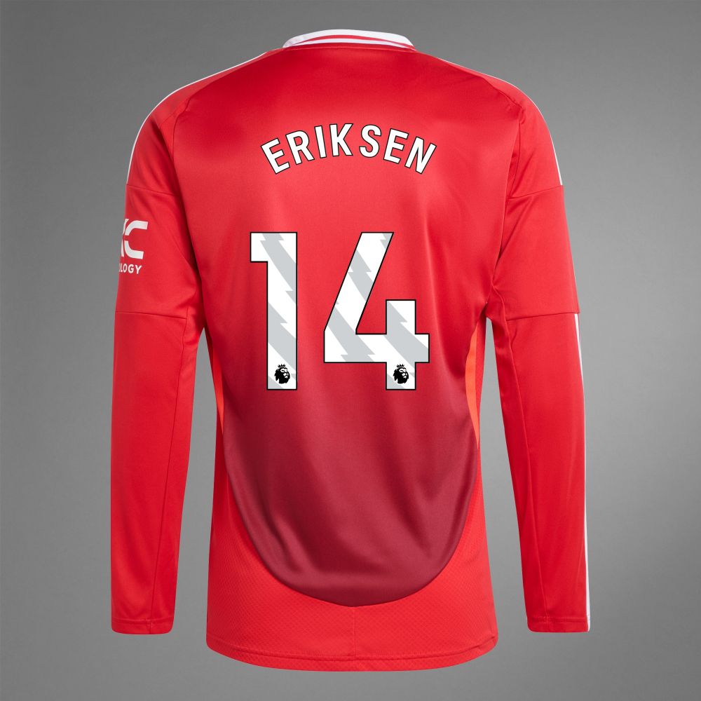 24-25 Manchester United ERIKSEN 14 Home Long Sleeve Jersey
