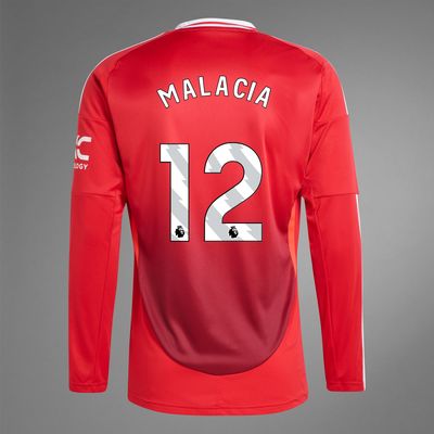 24-25 Manchester United MALACIA 12 Home Long Sleeve Jersey