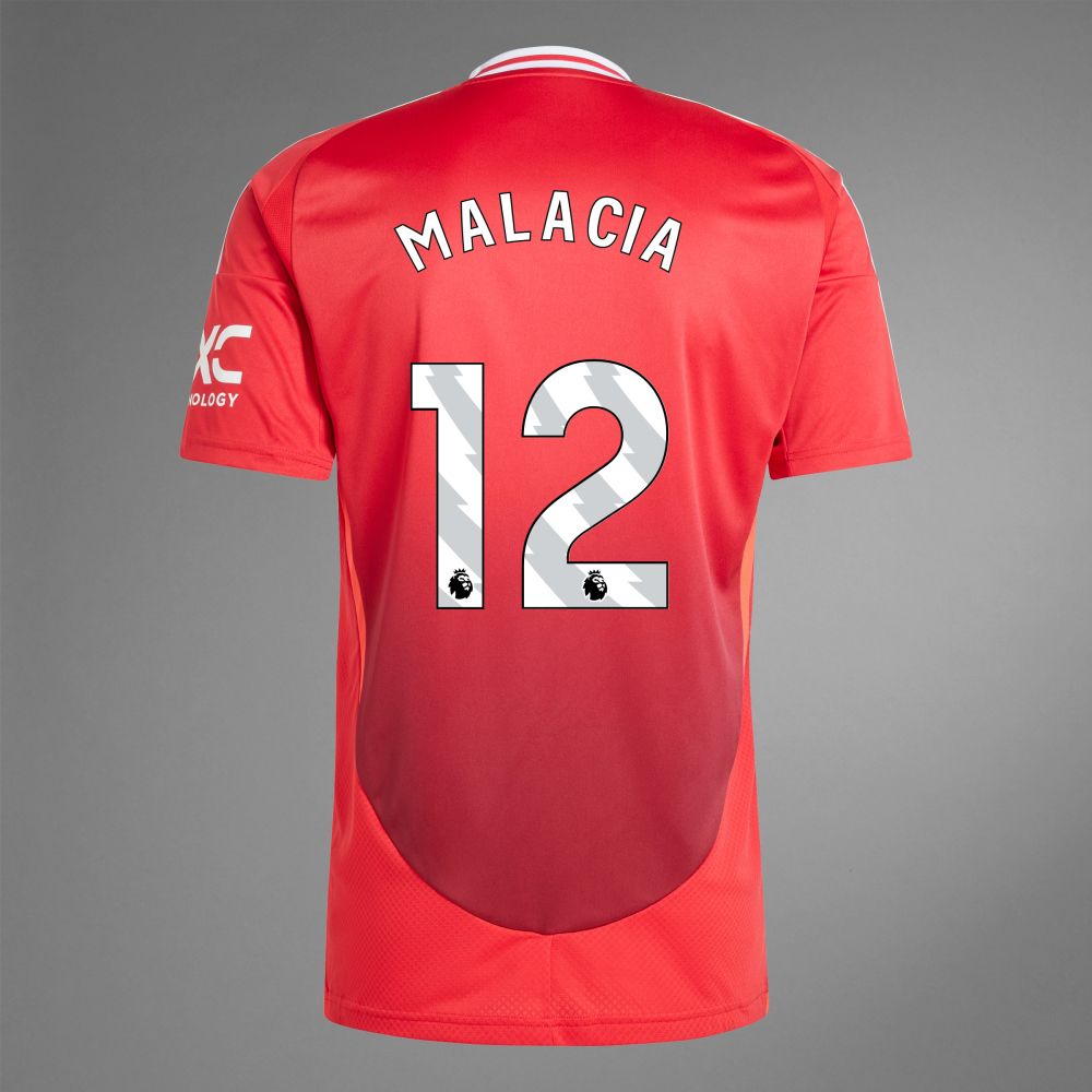 24-25 Manchester United MALACIA 12 Home Jersey (Player Version)