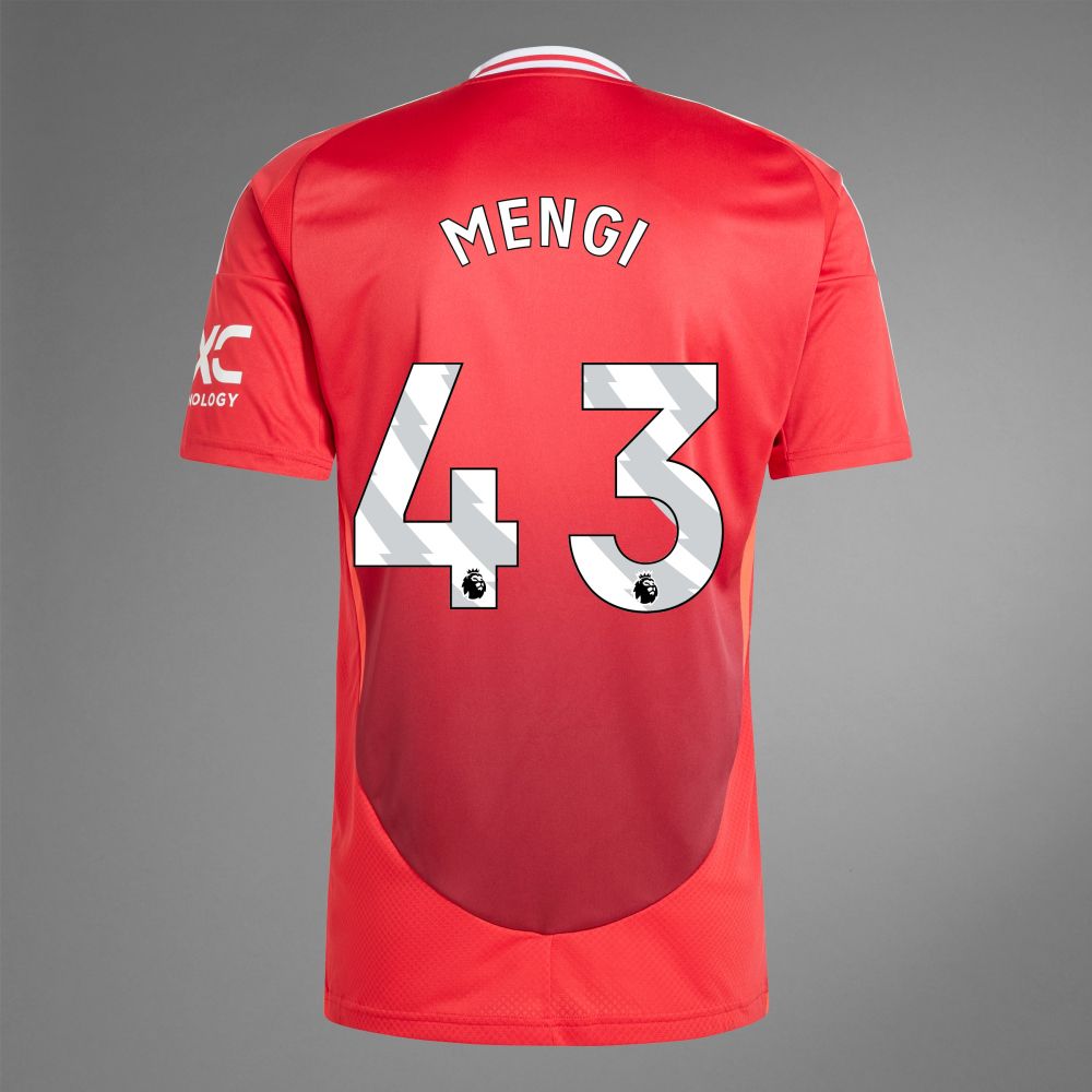 24-25 Manchester United MENGI 43 Home Jersey (Player Version)