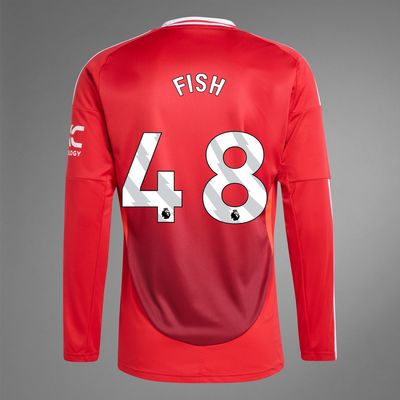24-25 Manchester United FISH 48 Home Long Sleeve Jersey