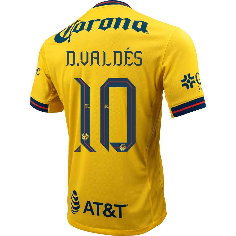 24-25 Club America D.Valdés 10 Home Jersey